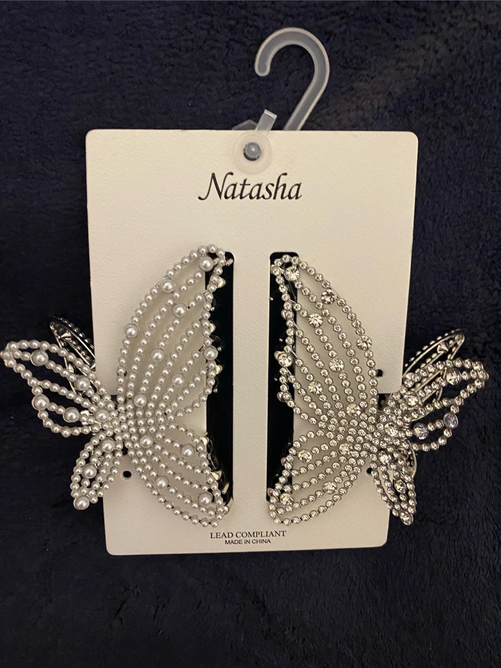 NEW Natasha Butterfly Hair Clip Set